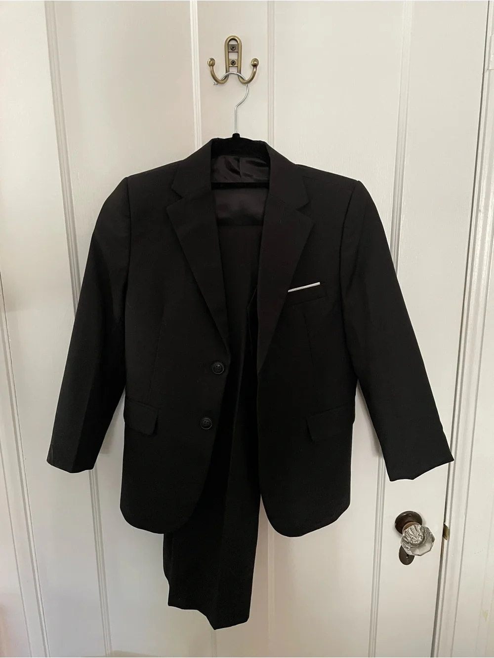 Boys Black Formal Suit - jacket, vest, pants